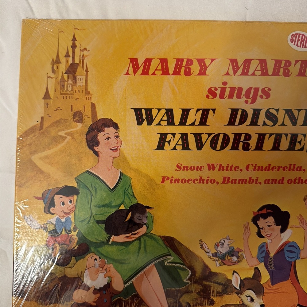 Disney 1966 Mary Martin Sings Walt Disney Favorites 33 1/3 SEALED 3943 - Picture 9 of 16